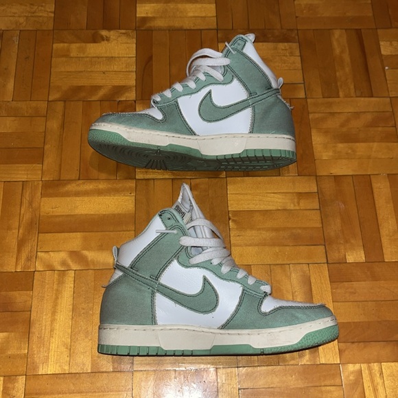 Nike Dunk High green denim - Picture 4 of 5